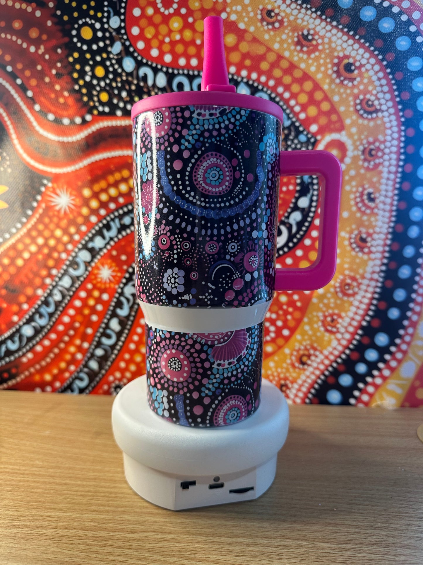 20oz with handle and straw